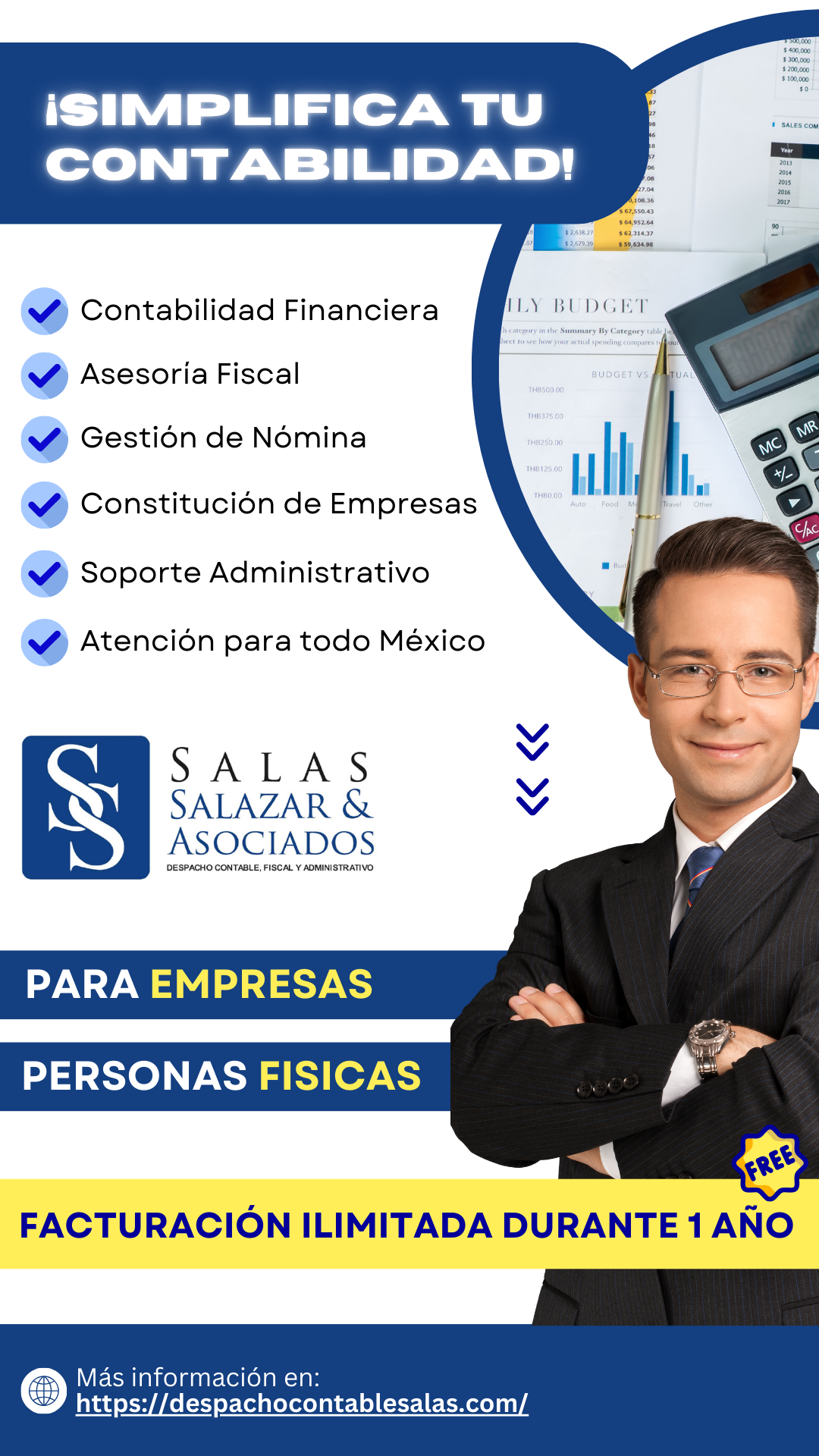 Servicios en Despacho Contable Salas México